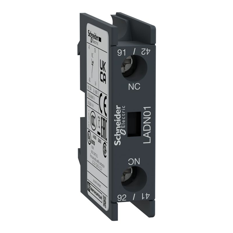 Block contacto auxiliar 1NC 10A LADN01 tesys LADN01 — Schneider Electric — Schneider Electric