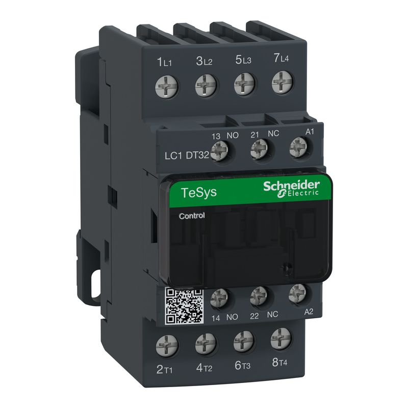 Contactor 4x32A bobina 24V 1NA LC1DT32B7 Schneider — Schneider Electric