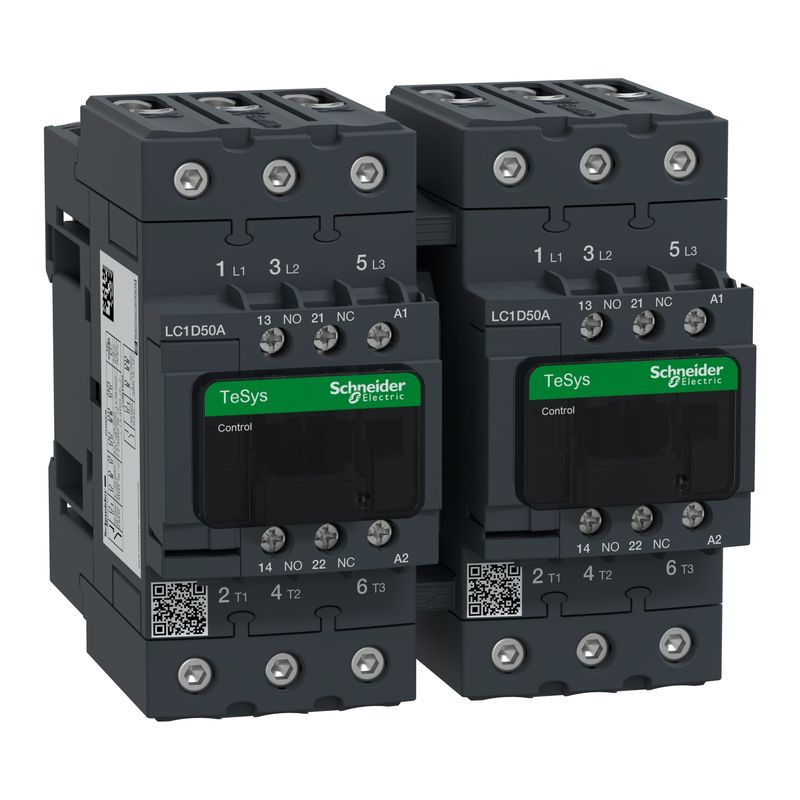 Contactor 50A bobina 110V NC+NA LC2D50AF7 Schneider — Schneider Electric