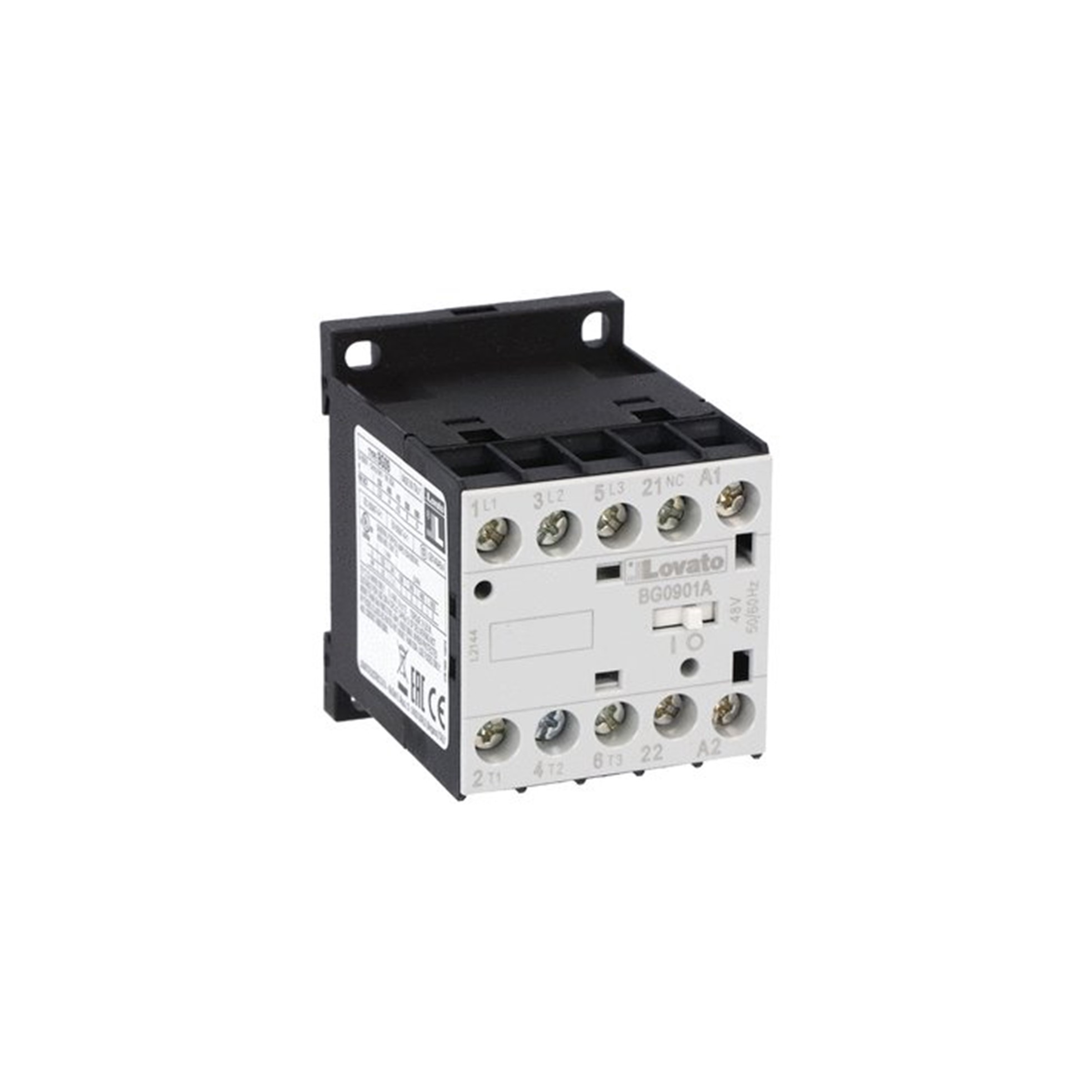 Contactor 9A bobina 110VAC 1NC 11BG0901A110 Lovato — Lovato