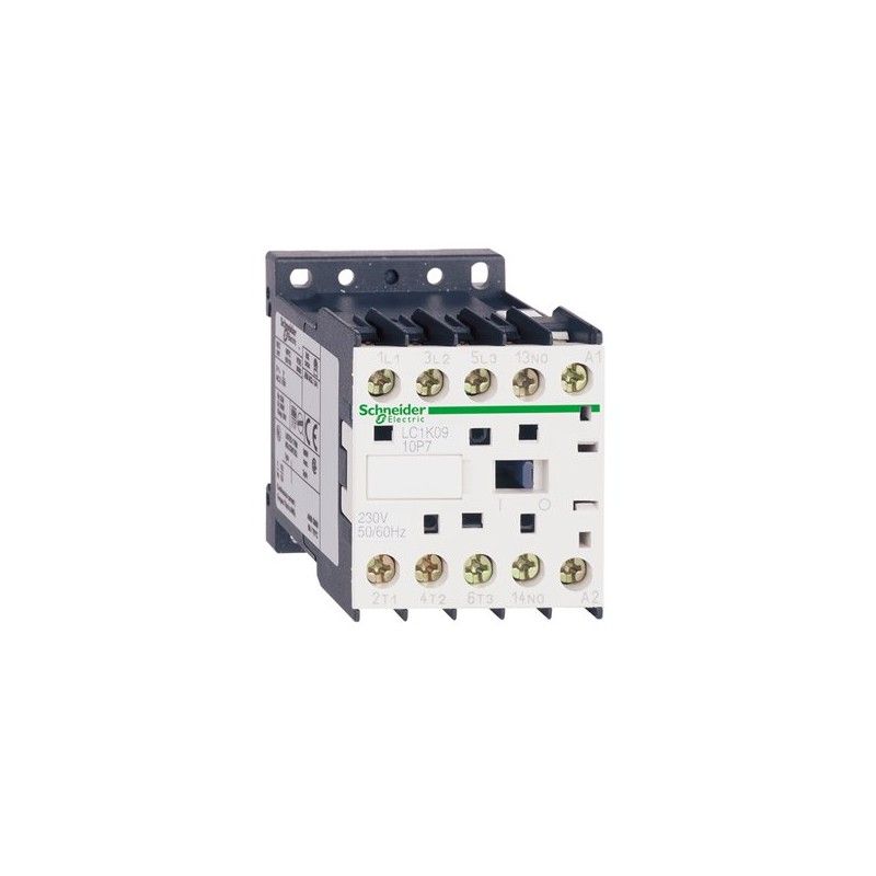 Contactor 9A bobina 380VAC 1NC LC1K0901Q7 Schneider — Schneider Electric