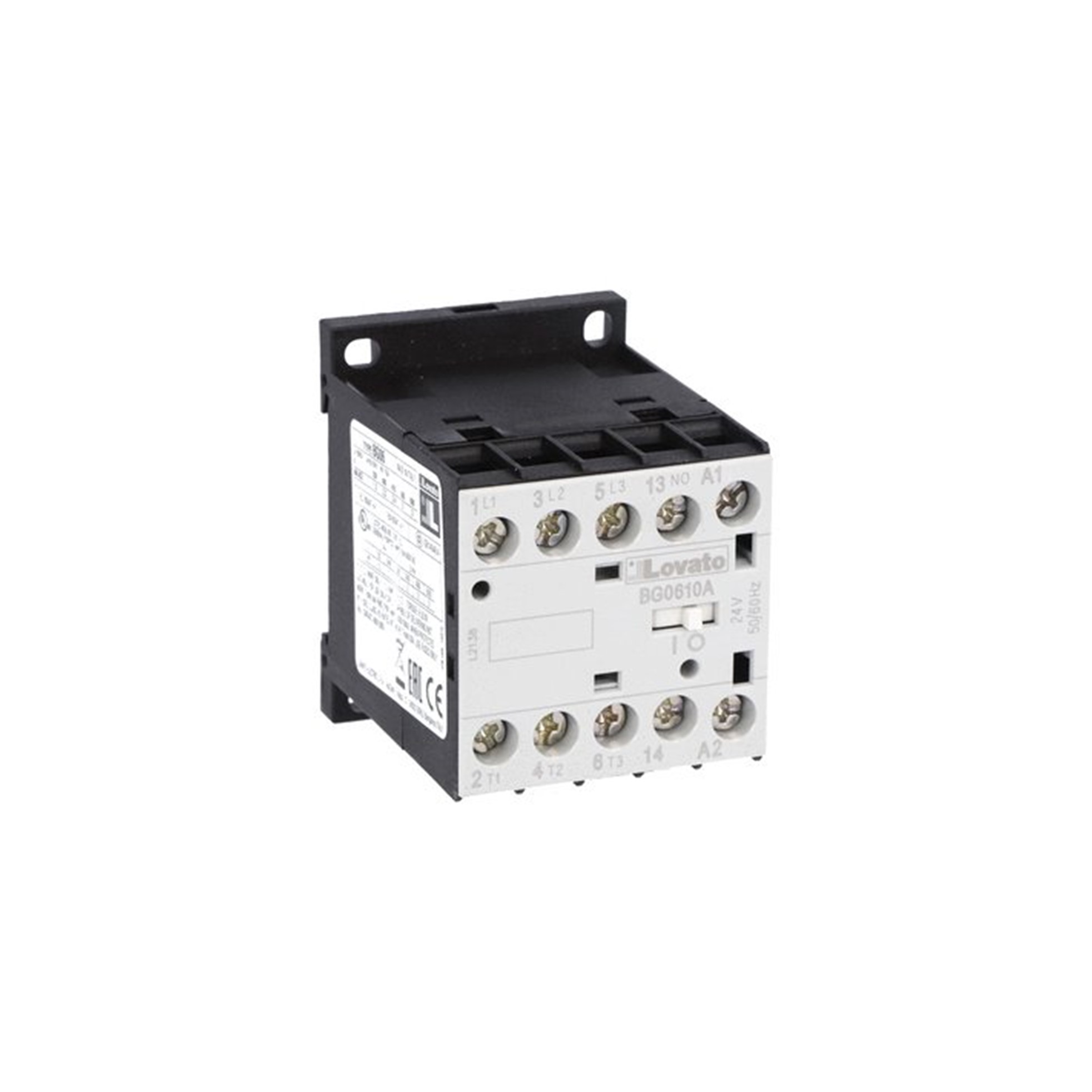 Contactor 6A bobina 230VAC 1NA 11BG0610A230 Lovato — Lovato