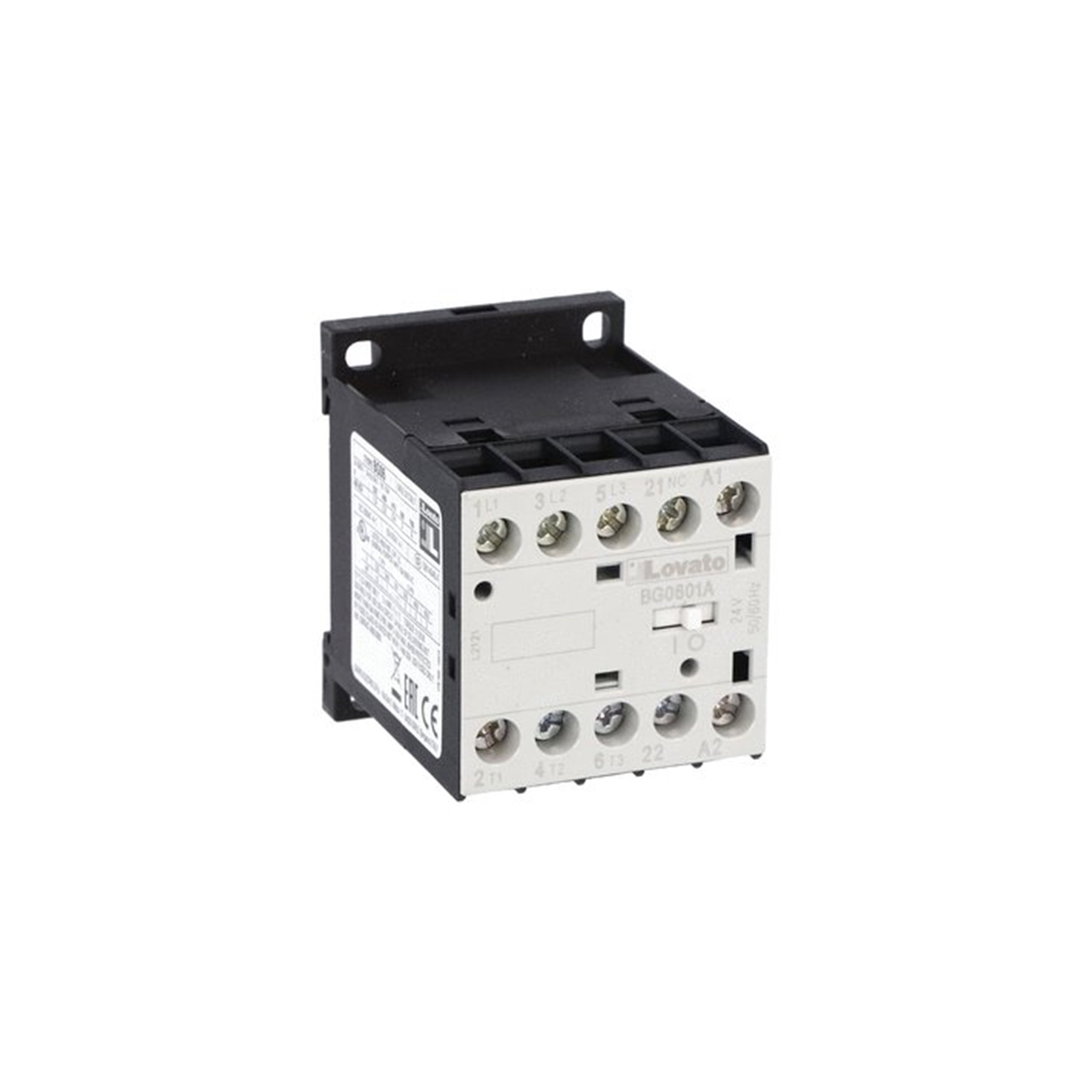 Contactor 6A bobina 400VAC 1NC 11BG0601A400 Lovato — Lovato