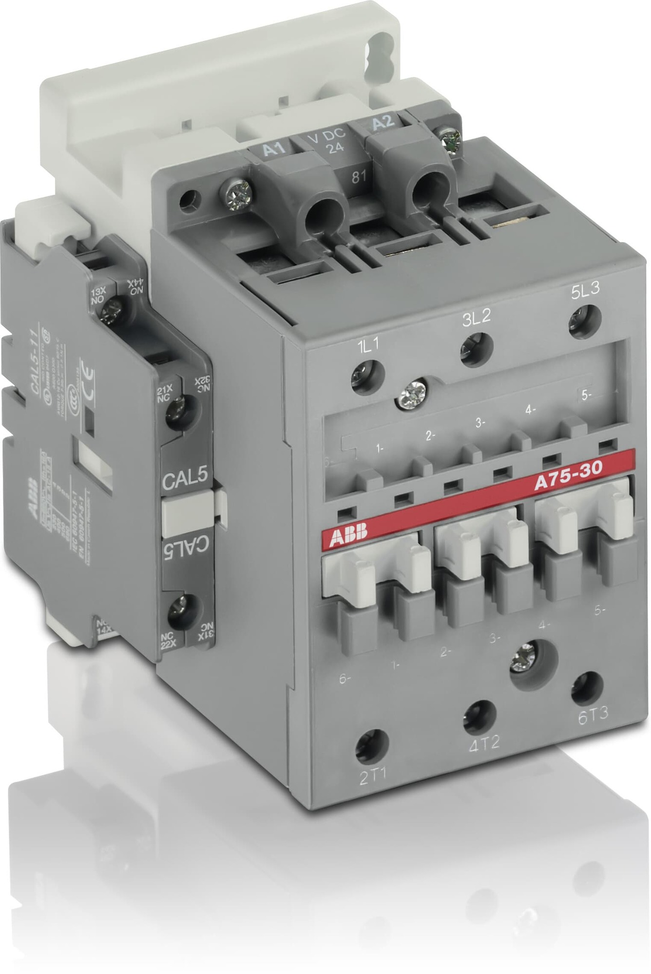 Contactor 75A bobina 220VAC 1NA1NC 1SBL411001R8011 ABB — ABB