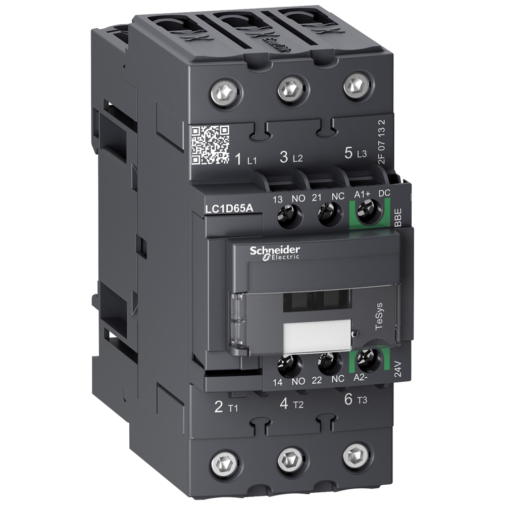 Contactor 65A 1NA+1NC LC1D65ABBE Schneider — Schneider