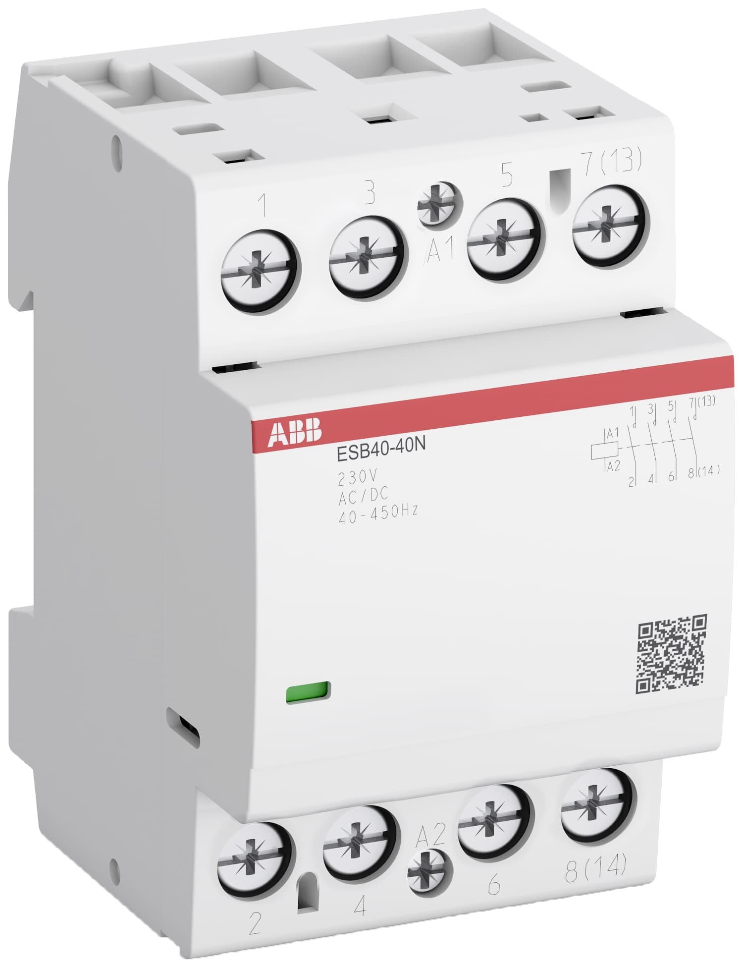 Contactor 40A bobina 230VAC NO 1SAE341111R0640 ABB — ABB