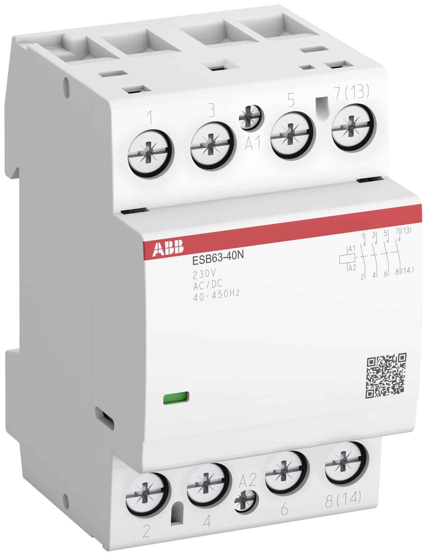Contactor 63A bobina 230VAC 4NA 1SAE351111R0640 ABB — ABB