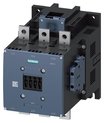 Contactor 400A bobina 380VAC 2NA+2NC 3RT1075-6NF36 Siemens — Siemens
