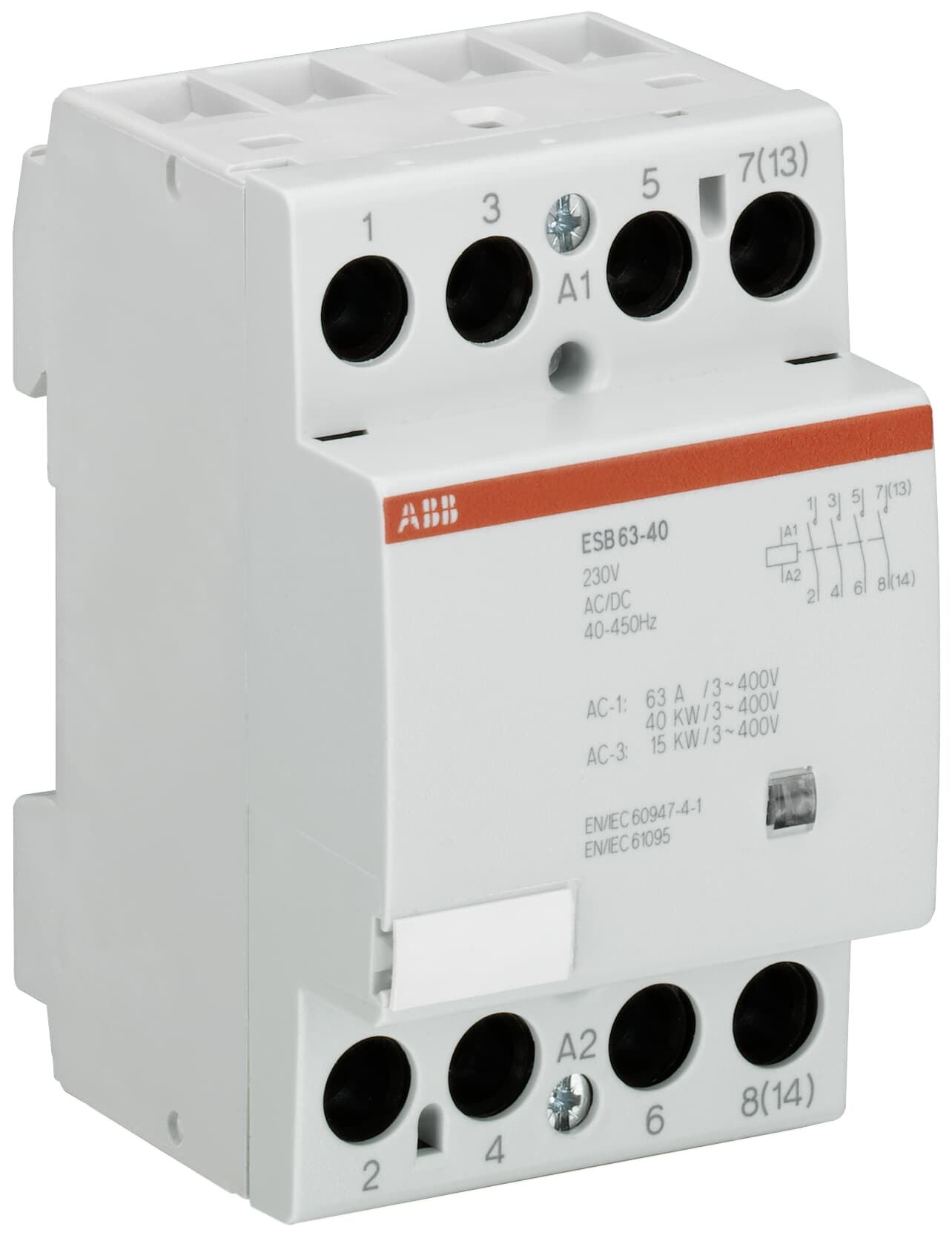 Contactor 4x63A bobina 230VAC 4NA GHE3691102R0006 ABB — ABB