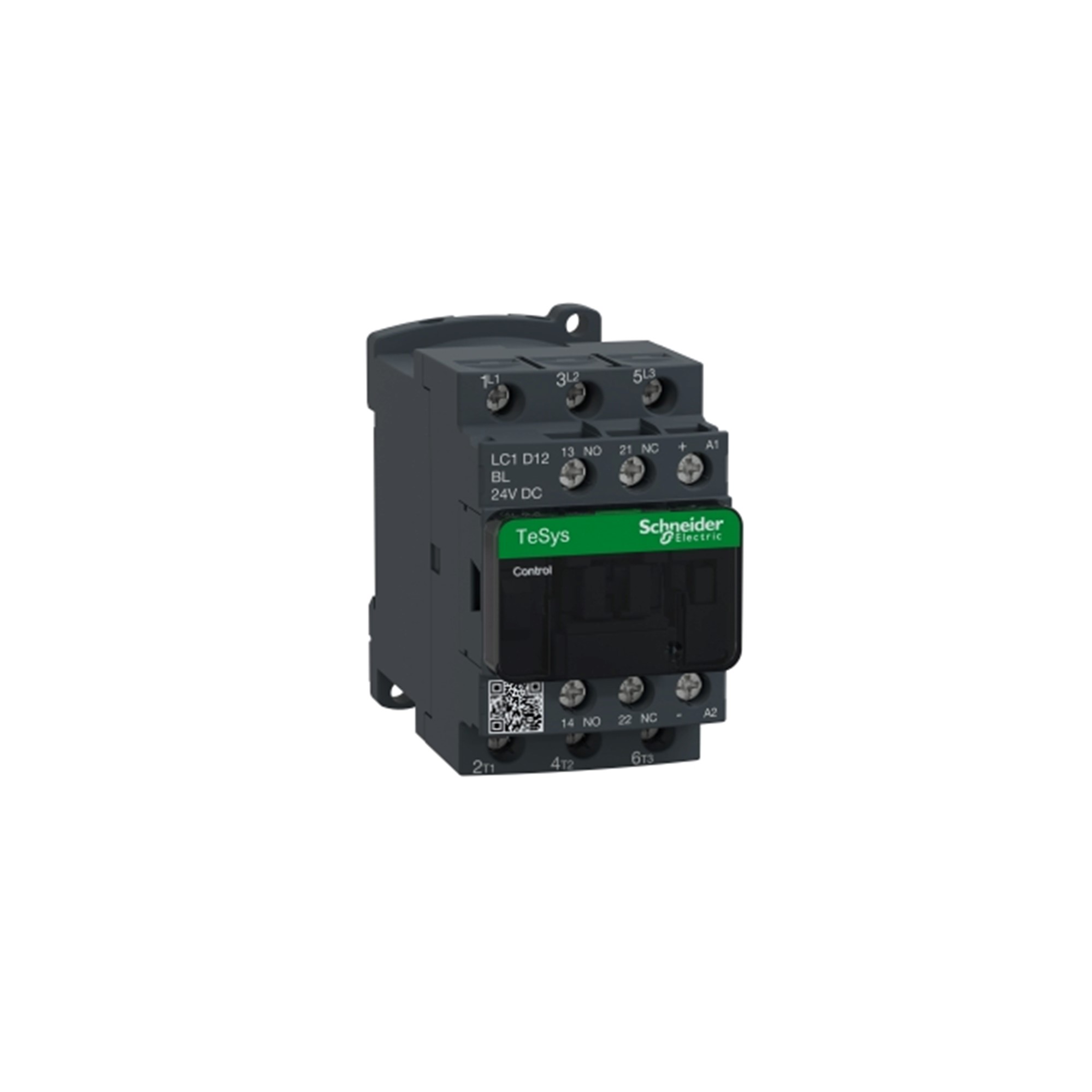 Contactor 3x12A bobina 24VDC LC1D12BL Schneider — Schneider