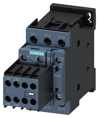 Contactor 9A bobina 400VAC 2NA+2NC 3RT2023-1AV04 Siemens — Siemens