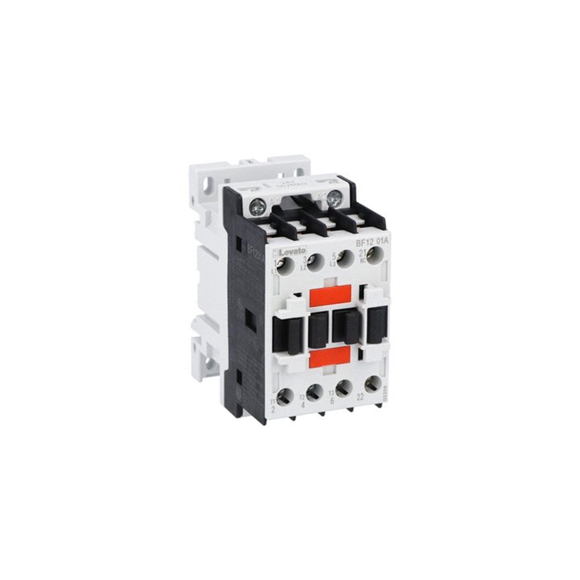 Contactor 12A bobina 24VAC 1NC BF1201A024 Lovato — Lovato
