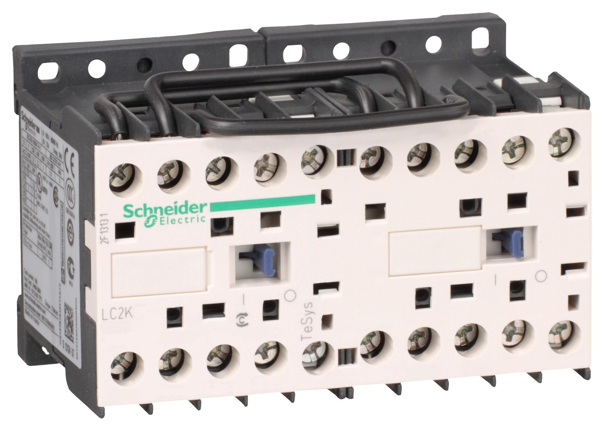 Contactor 3x12A bobina 24VAC NA LC2K1210B7 Schneider — Schneider