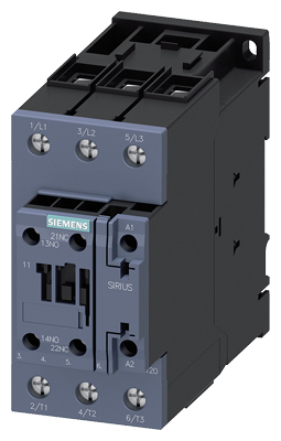 Contactor bobina 400VAC 1NA+1NC 3RT2036-1AF00 Siemens — Siemens