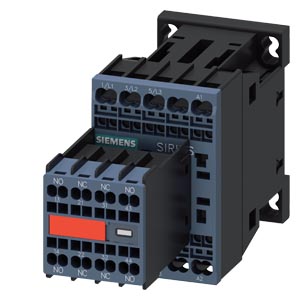 Contactor 12A bobina 24VDC 2NA+2NC 3RT2017-2BB44-3MA0 Siemens — Siemens