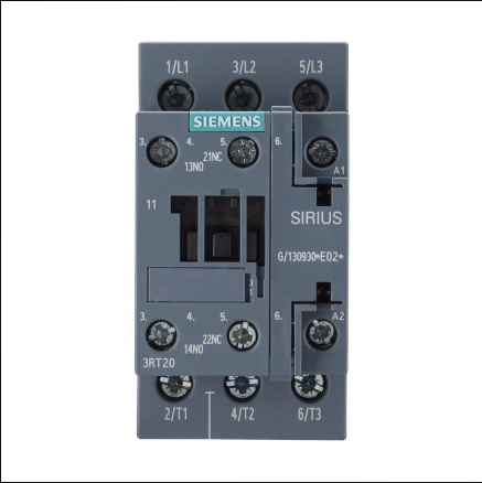 Contactor 38A bobina 24VDC NA+NC 3RT2028-1BB40 Siemens — Siemens