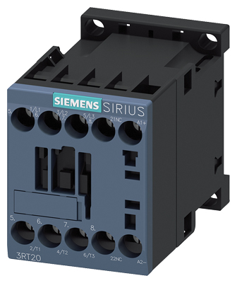 Contactor 12A bobina 24VDC 1NC 3RT2017-1KB42 Siemens — Siemens