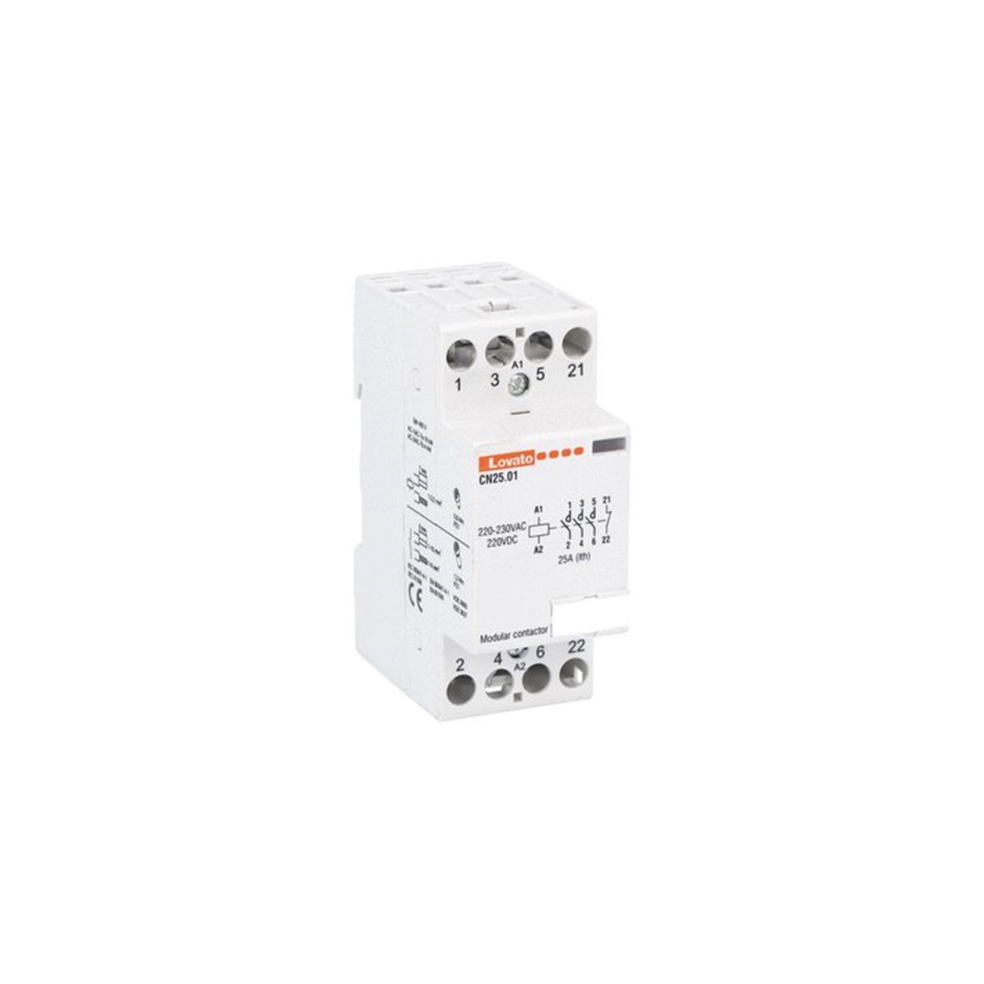 Contactor 4x25A CN2501220 Lovato — Lovato
