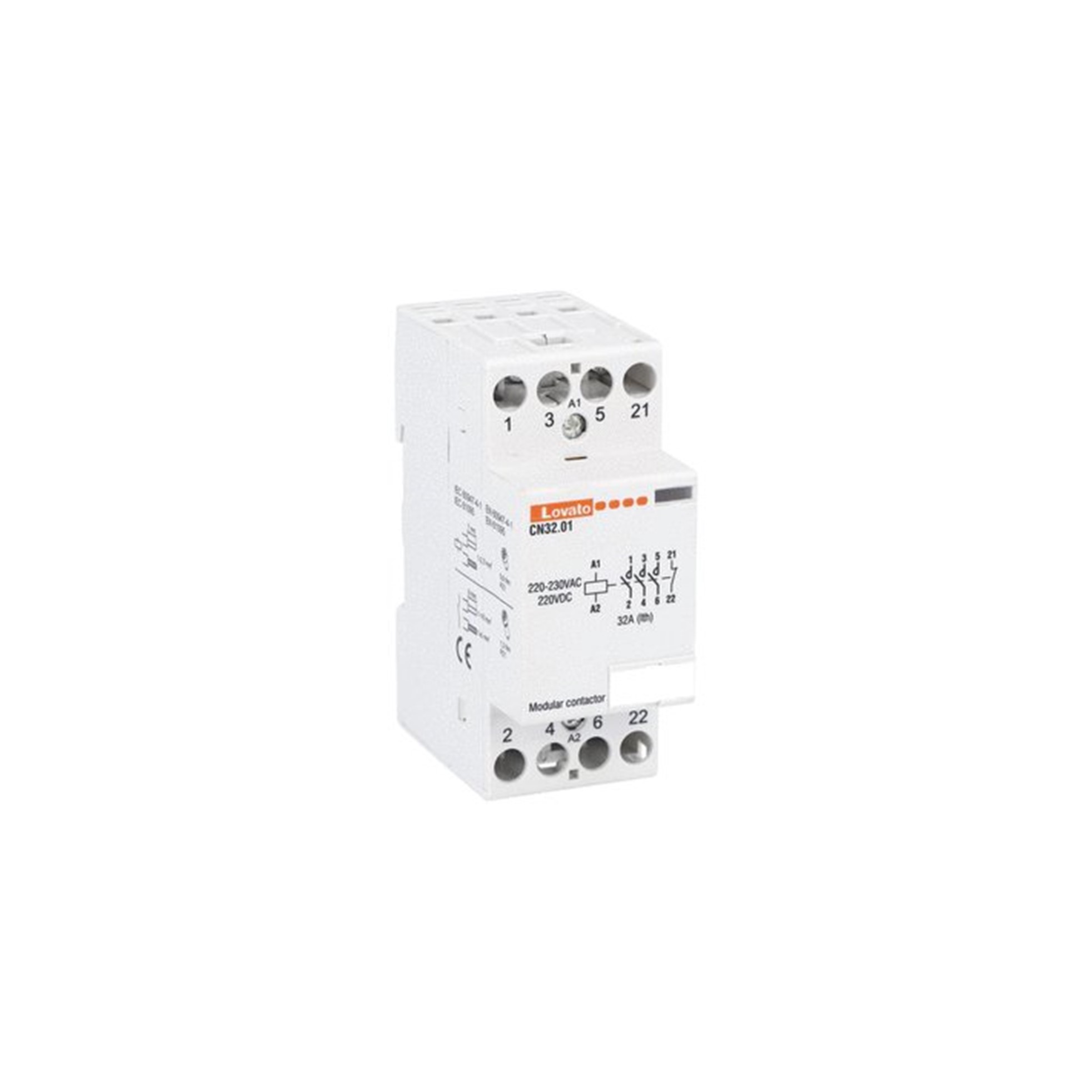 Contactor 4x32A bobina 220VAC CN3201220 Lovato — Lovato
