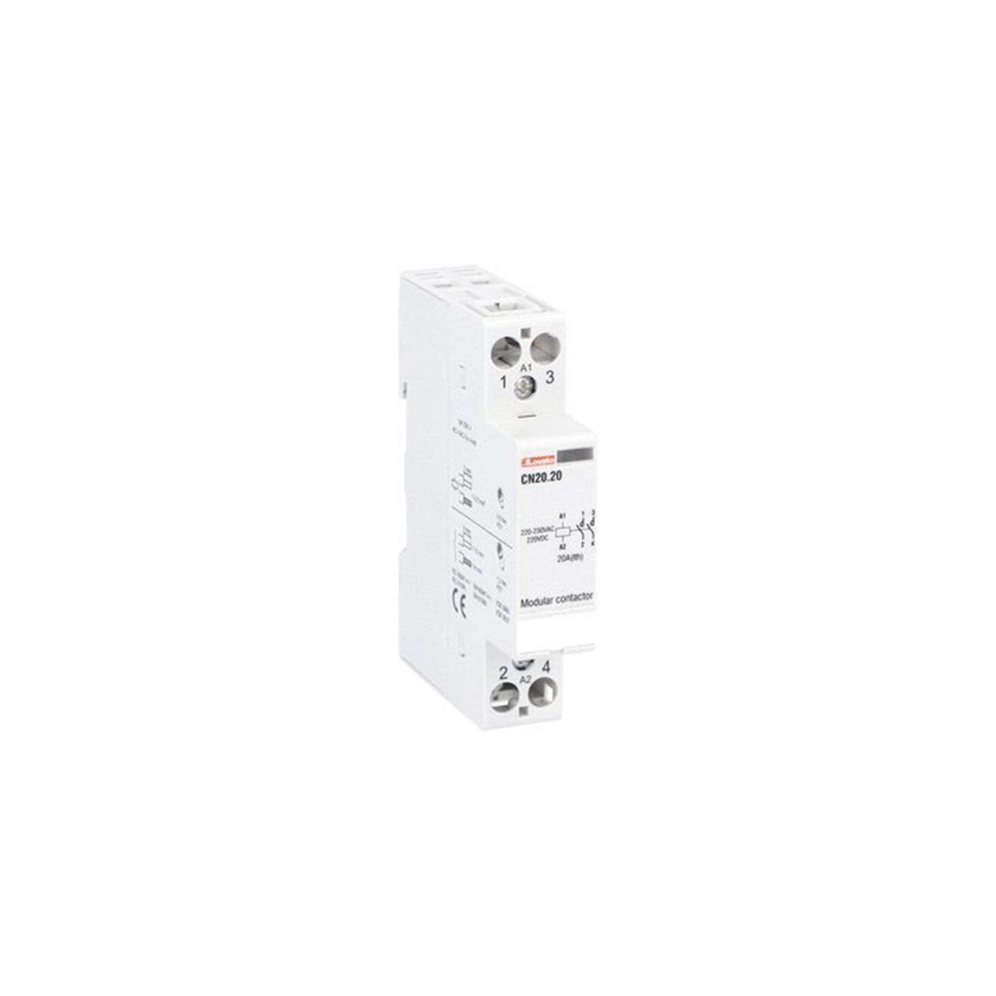 Contactor 2x20A bobina 220VAC CN2020220 Lovato — Lovato