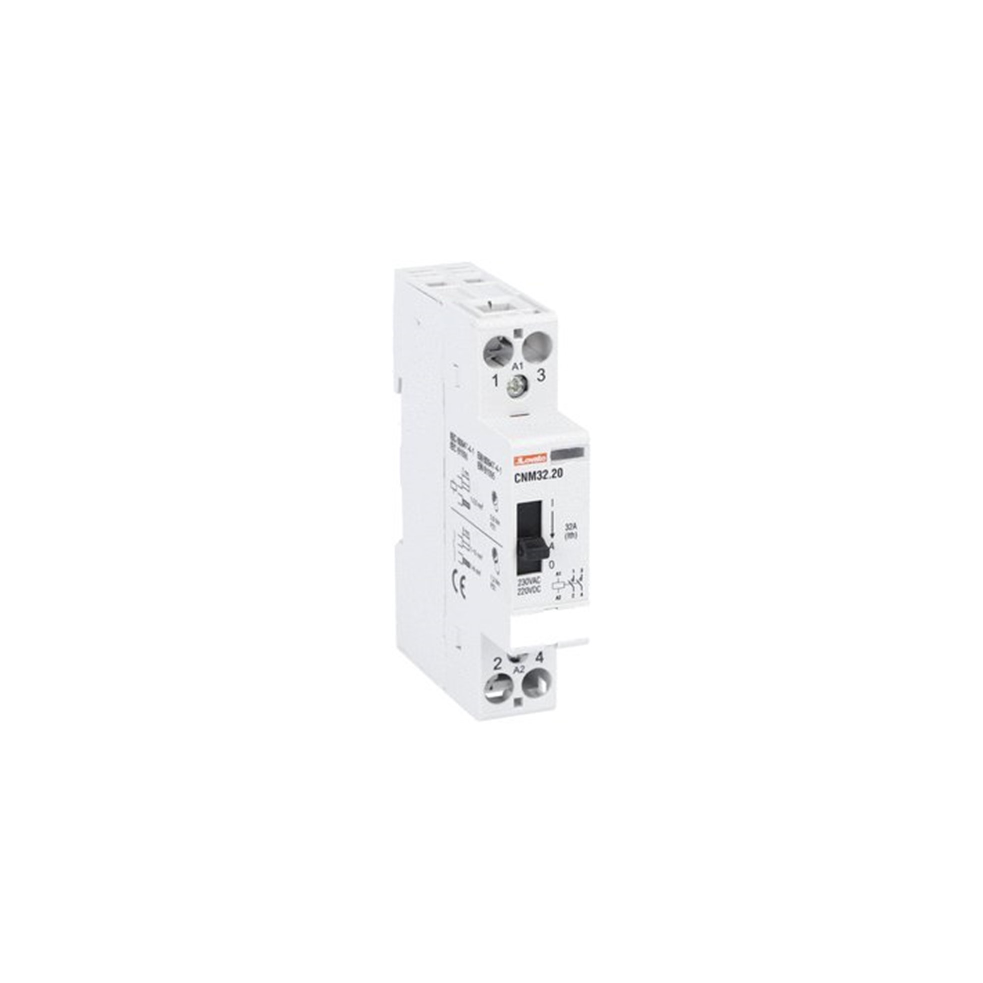 Contactor 2x32A bobina 220VAC CNM3220220 Lovato — Lovato