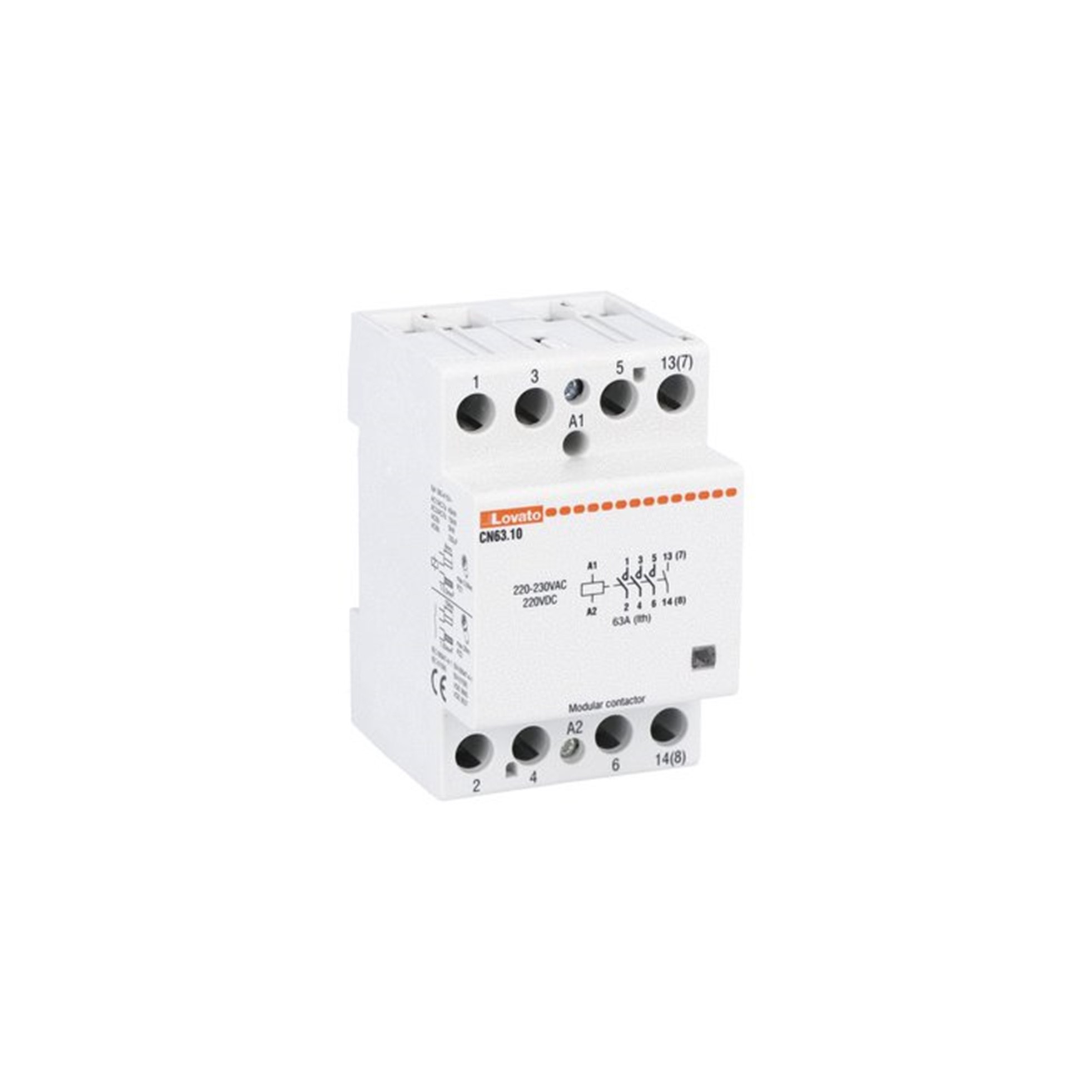 Contactor 4x63A bobina 220VAC CN6310220 Lovato — Lovato
