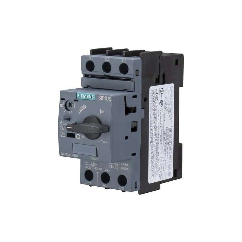Guardamotor 5.5-8A Para Trafo Clase 10 S00 3RV2411-1HA10 — Siemens — Siemens