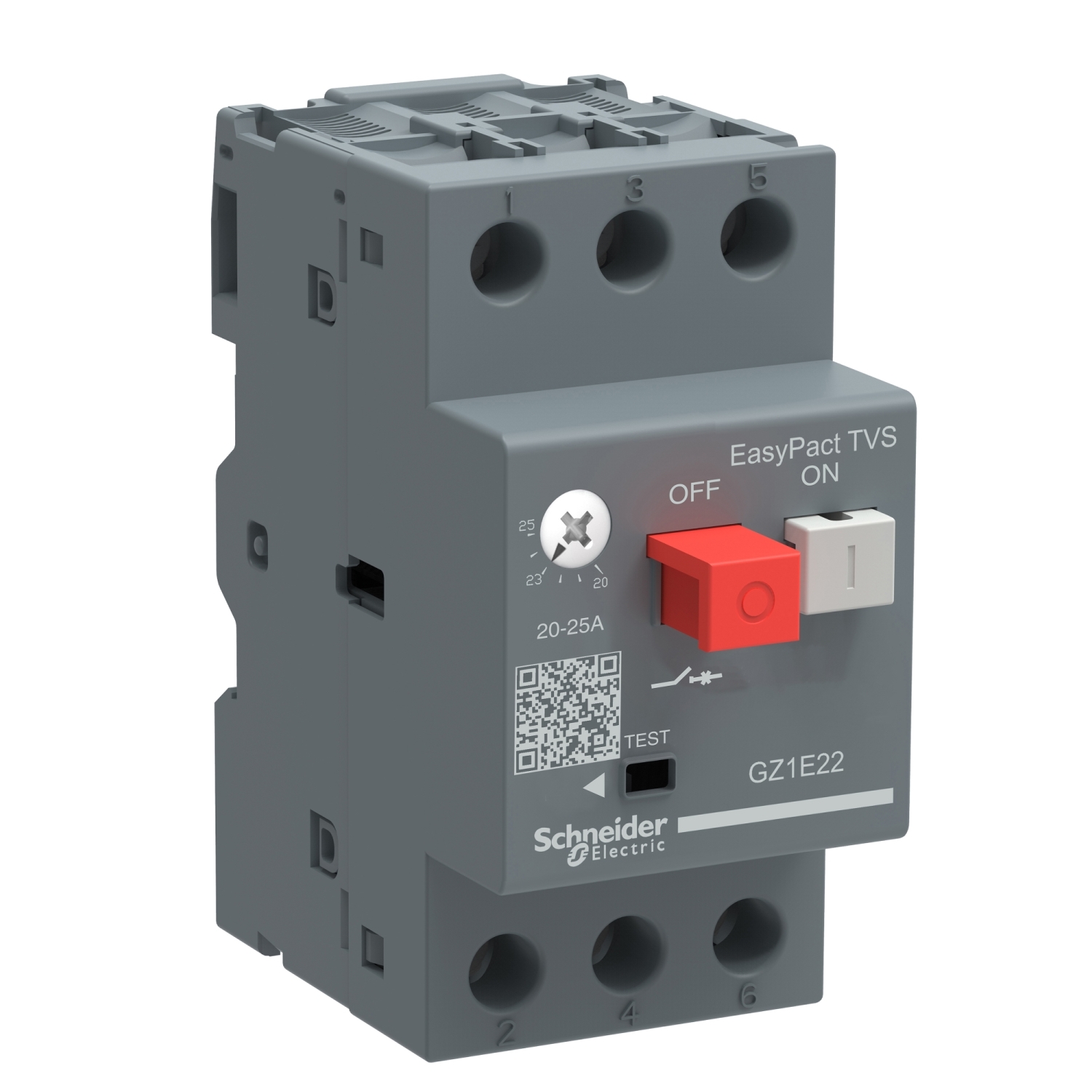 Guardamotor magnetotérmico EasyPact tvs 0.1-0.6A GZ1E01 — Schneider Electric — Schneider Electric