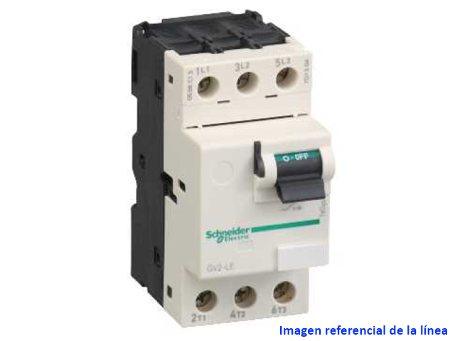 Guardamotor Magnetico Mando por Palanca Basculante 3 Polos - 6.3A GV2LE10 — Schneider Electric — Schneider Electric