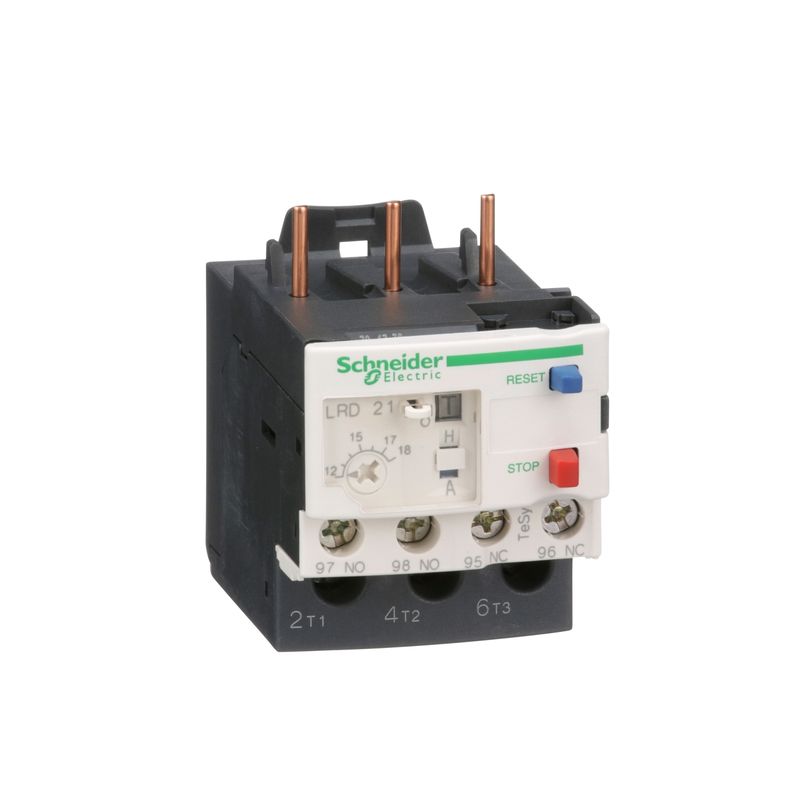 Relé TERMICO PARA CONTACTOR TESYS LRD, 12-18 A, CLASE 10A LRD21 Schneider Electric — Schneider Electric