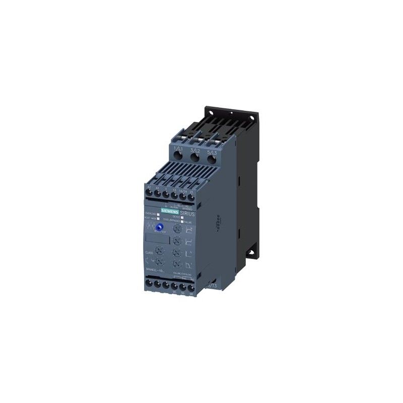 Partidor Suave S0 5.5kW 400V 24VAC/dc 3RW4024-1BB04 — Siemens — Siemens
