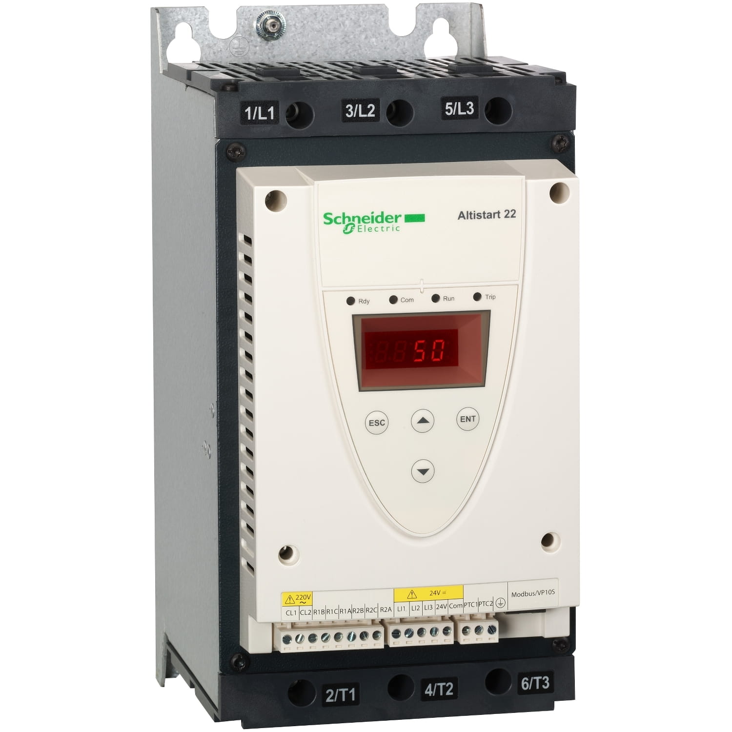Partidor Suave 208/575V 52A 40HP ATS22D62S6U — Schneider Electric — Schneider Electric