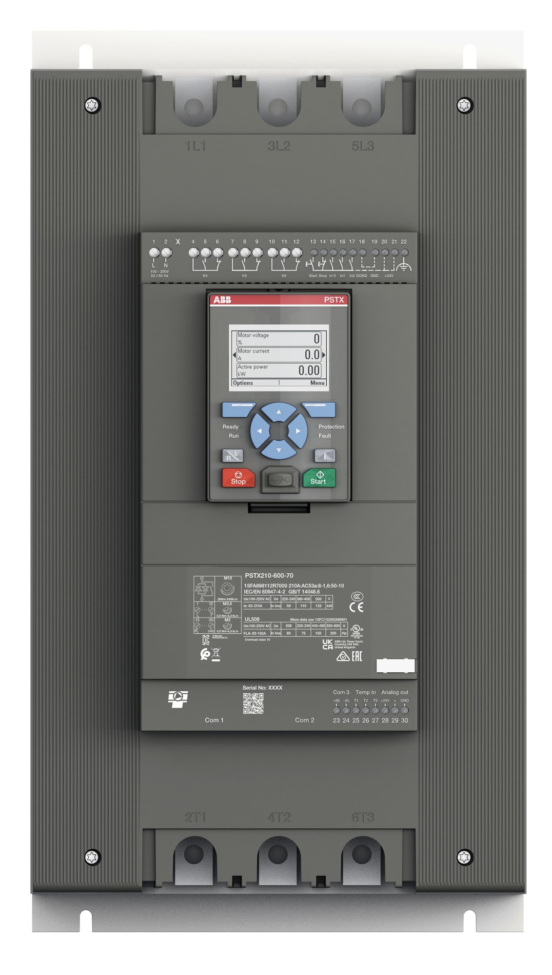 Partidor Suave Trif 110kW 400V 210A (1SF 1SFA898112R7000 — ABB — ABB