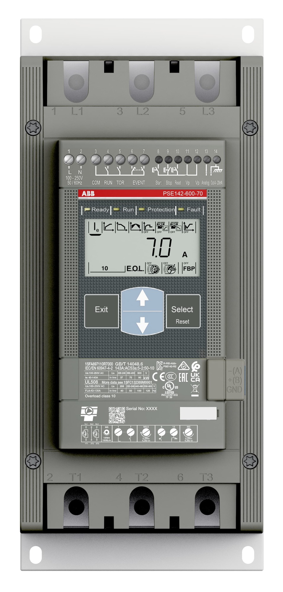 Partidor Suave Trif 75kW 400V (1SFA89711 1SFA897110R7000 — ABB — ABB