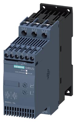 Partidor Suave S0 18.5kW 400V 24VAC/dc 3RW3028-1BB04 — Siemens — Siemens
