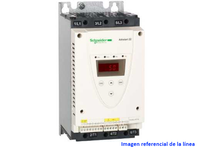 Partidor Suave 230/400V 65A 37kW ATS22D75S6 — Schneider Electric — Schneider Electric