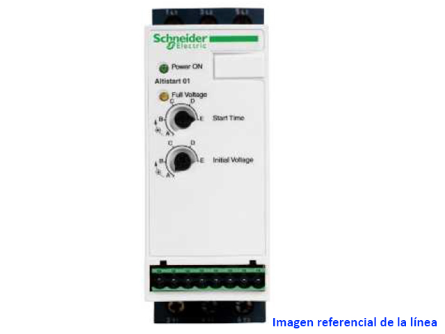 Partidor Suave 110-480V 1F/3F 9AMP ATS01N112FT — Schneider Electric — Schneider Electric