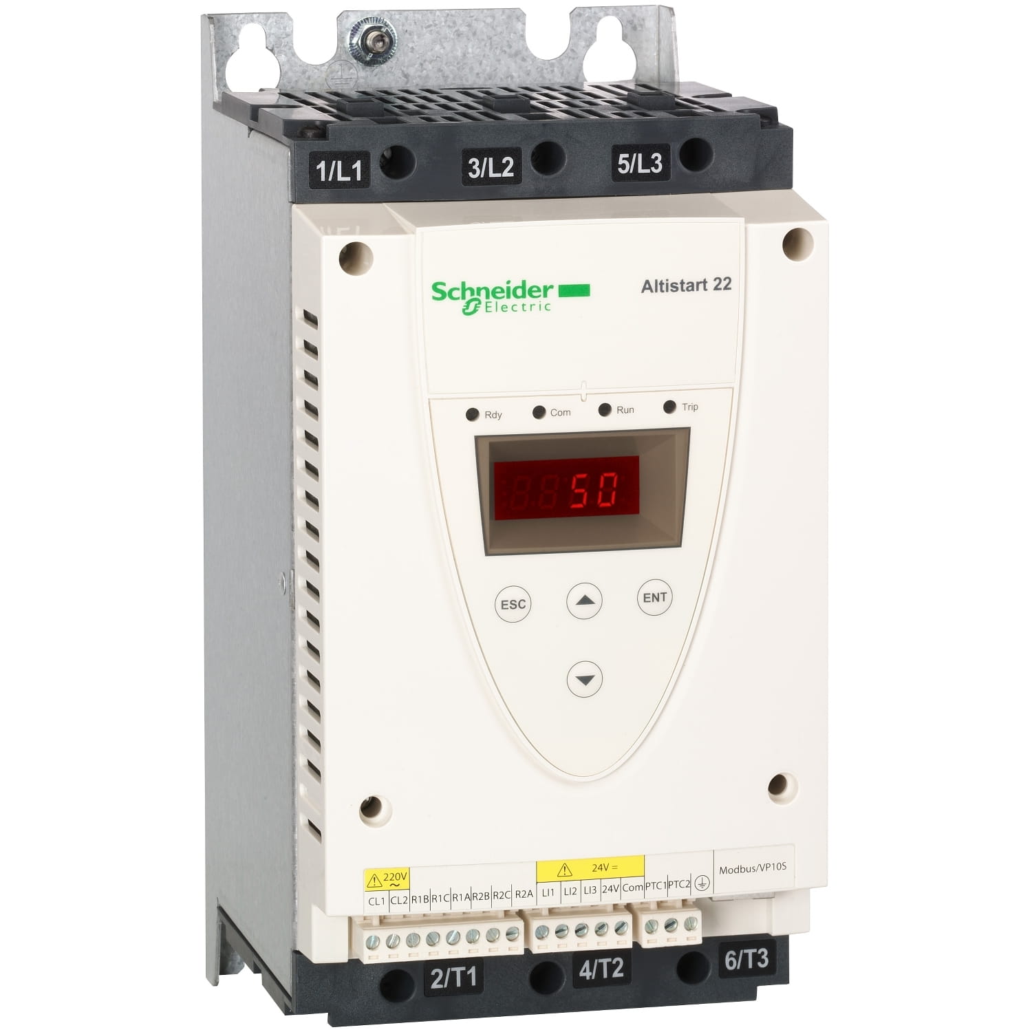 Arrancador Suave 230/400V 42A 22kW ATS22D47Q — Schneider Electric — Schneider Electric