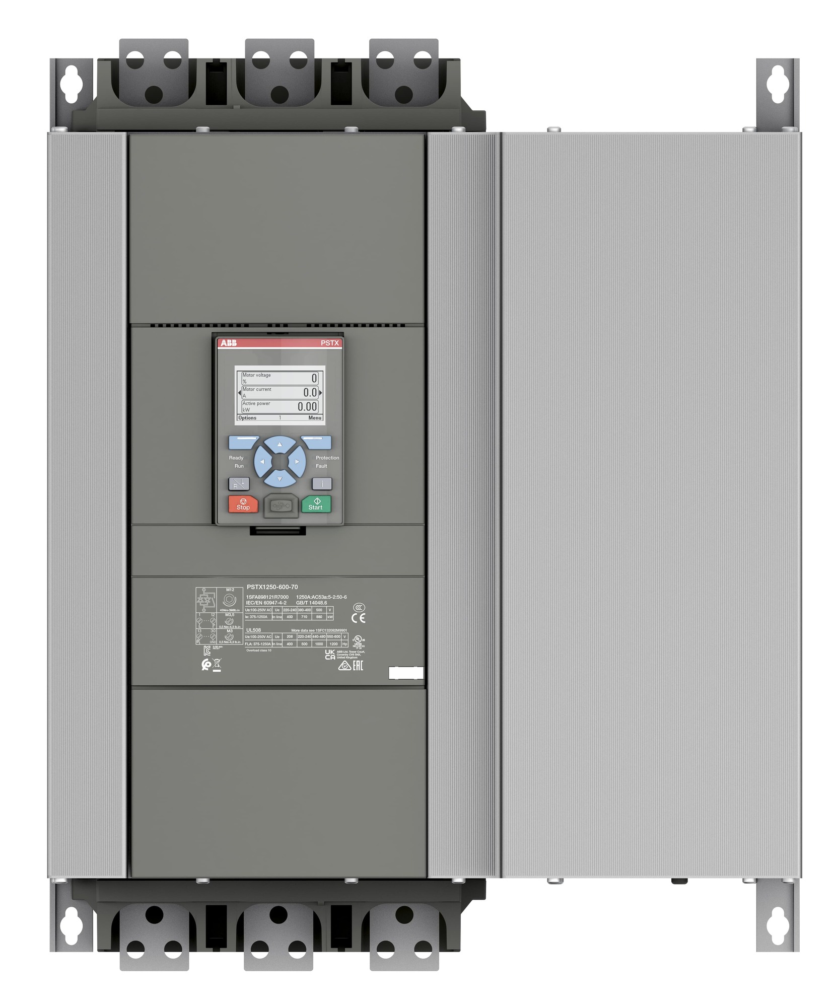 Partidor Suave Trif 710kW 400V 1250A 1SFA898121R7000 — ABB — ABB