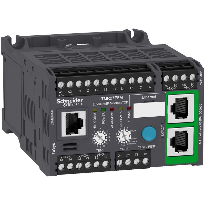 Relé TESYS T Ethernet 27A 100..240VAC LTMR27EFM Schneider Electric — Schneider Electric