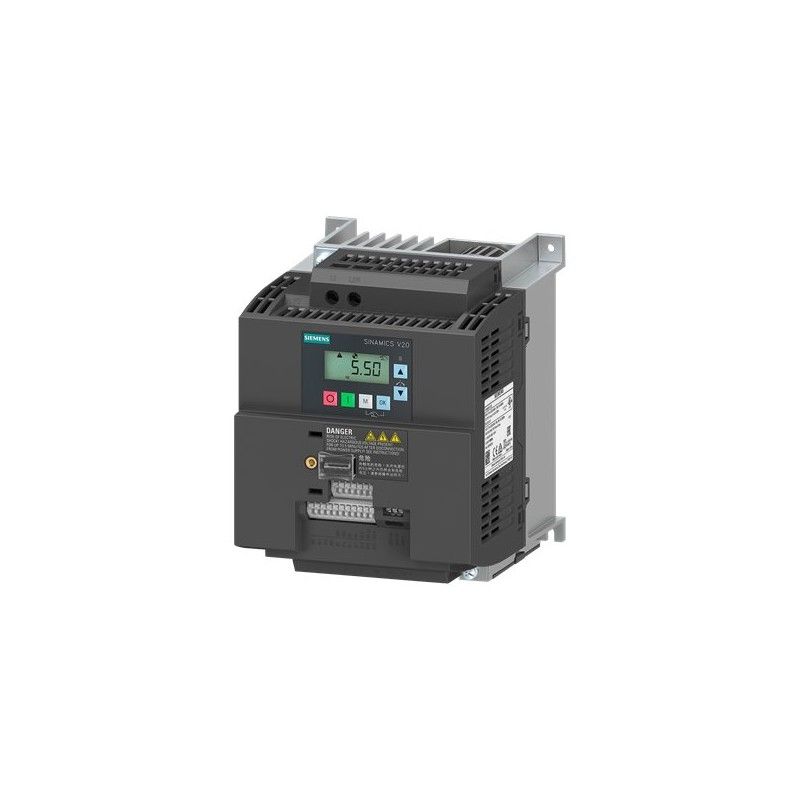 Variador Mono Sinamics V20 2.2kW 200-240V S/f 6SL3210-5BB22-2UV1 — Siemens — Siemens