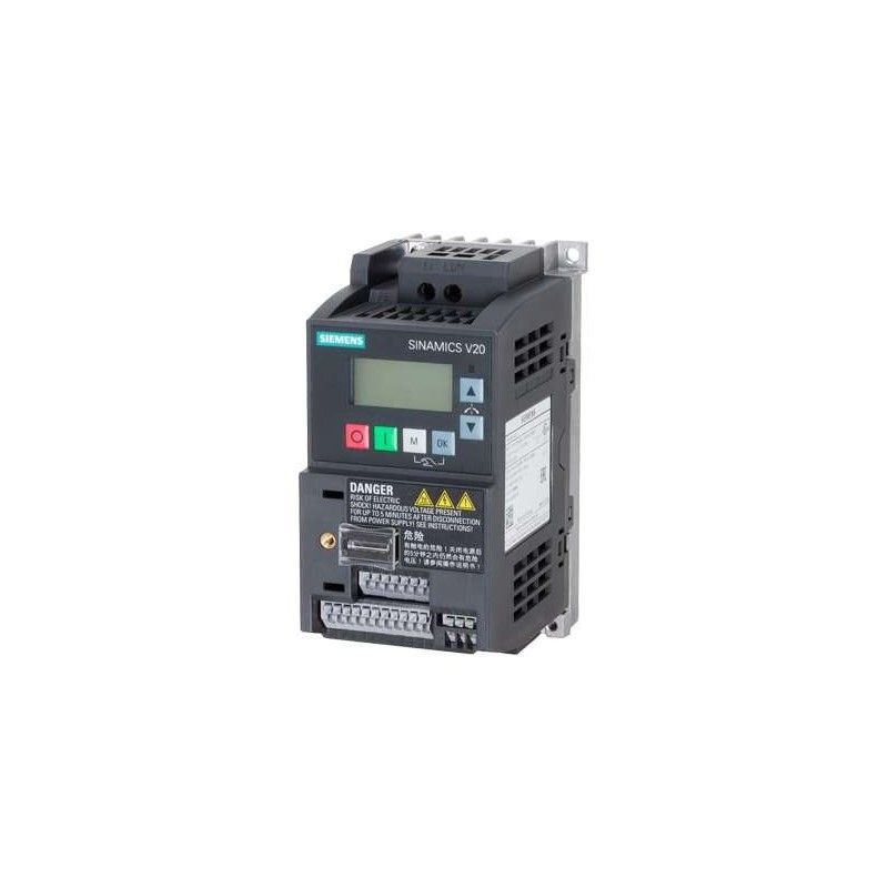Variador Mono V20 0.12kW 200-240V S/f 6SL3210-5BB11-2UV1 — Siemens — Siemens