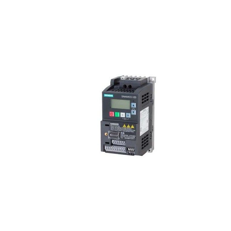 Variador Mono V20 0.25kW 200-240V S/f 6SL3210-5BB12-5UV1 — Siemens — Siemens