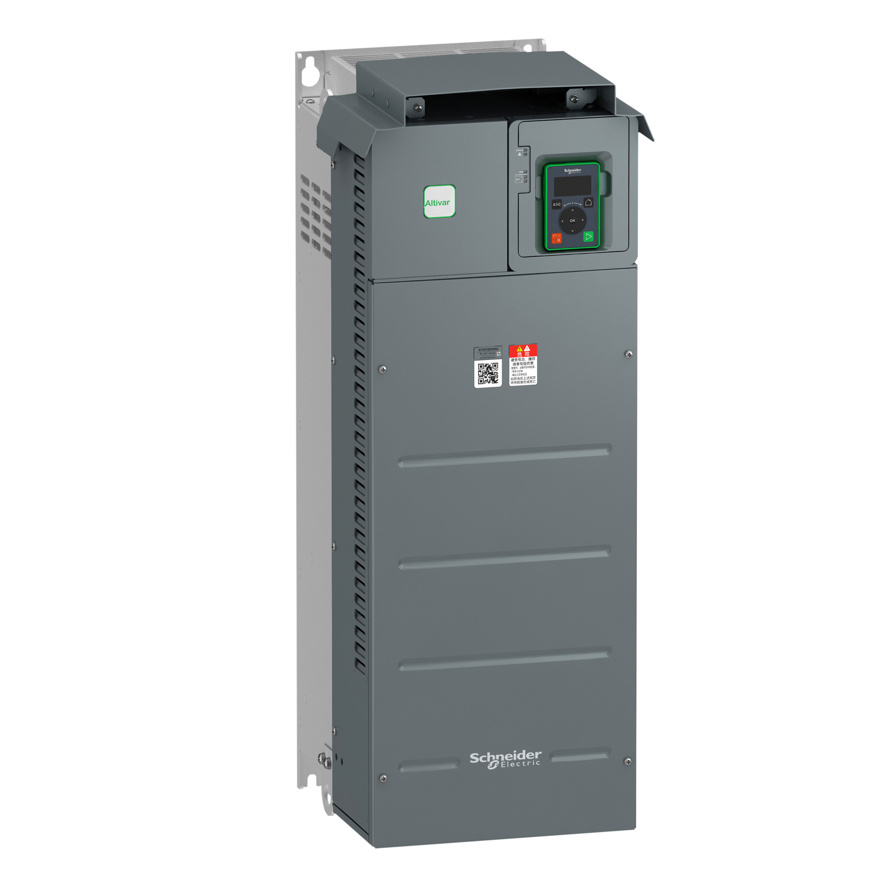 Variador Trif 75kW 100HP 380-460V IP20 ATV610D75N4 — Schneider Electric — Schneider Electric