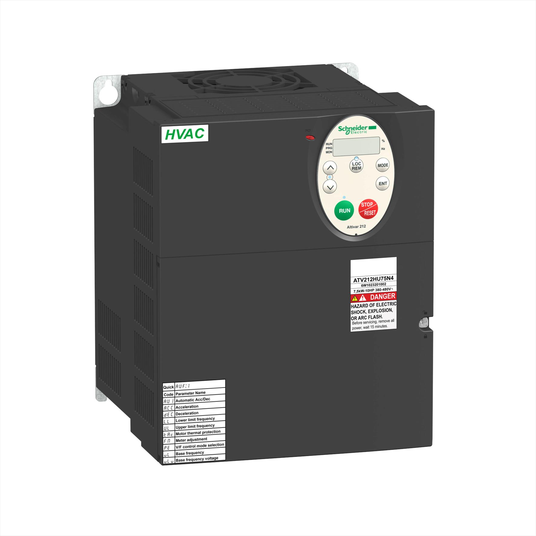 Variador Trif 11kW 15HP 480V 21.1A ATV212HD11N4 — Schneider Electric — Schneider Electric