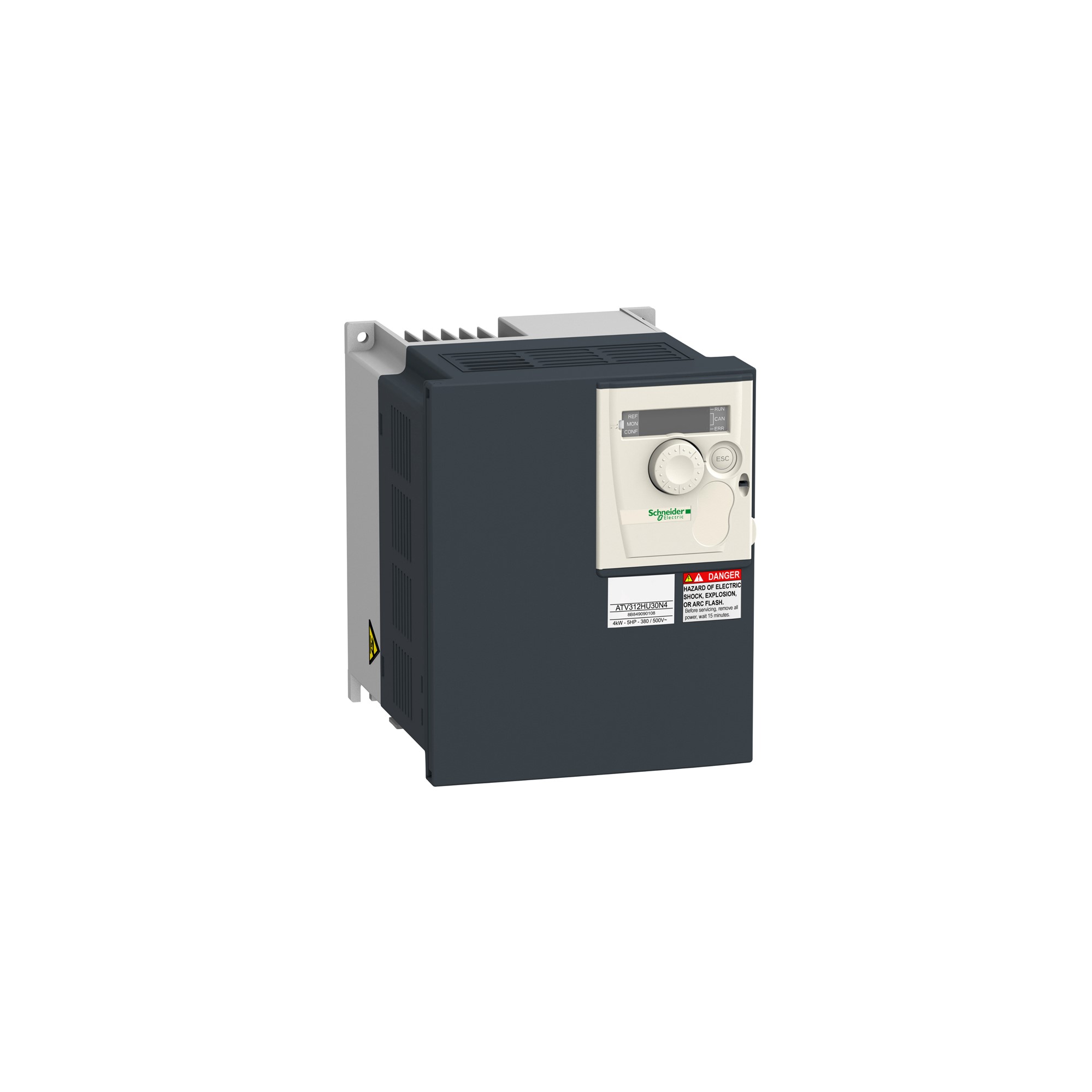 Variador de Velocidad Altivar 312, 3 Fases, 380-500V AC, 3kW, 7.1kVA, 125W ATV312HU30N4 — Schneider Electric — Schneider Electric