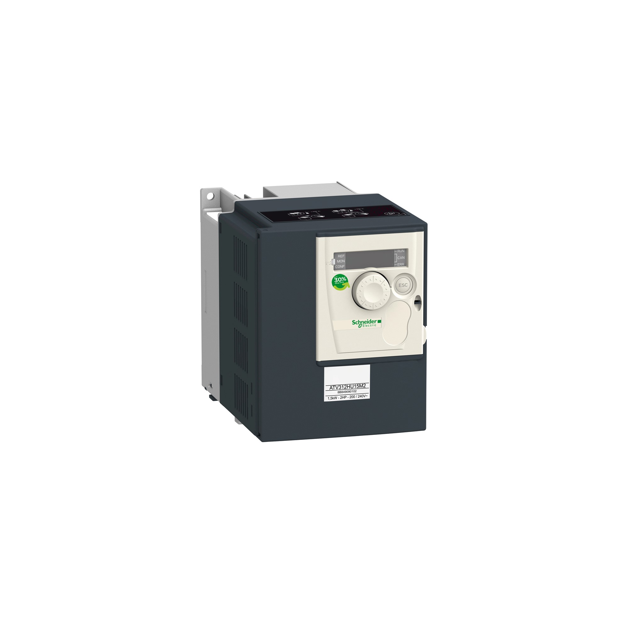 Variador Veloc Monof 240V 1.5HP 1.1kW ATV312HU11M2 — Schneider Electric — Schneider Electric
