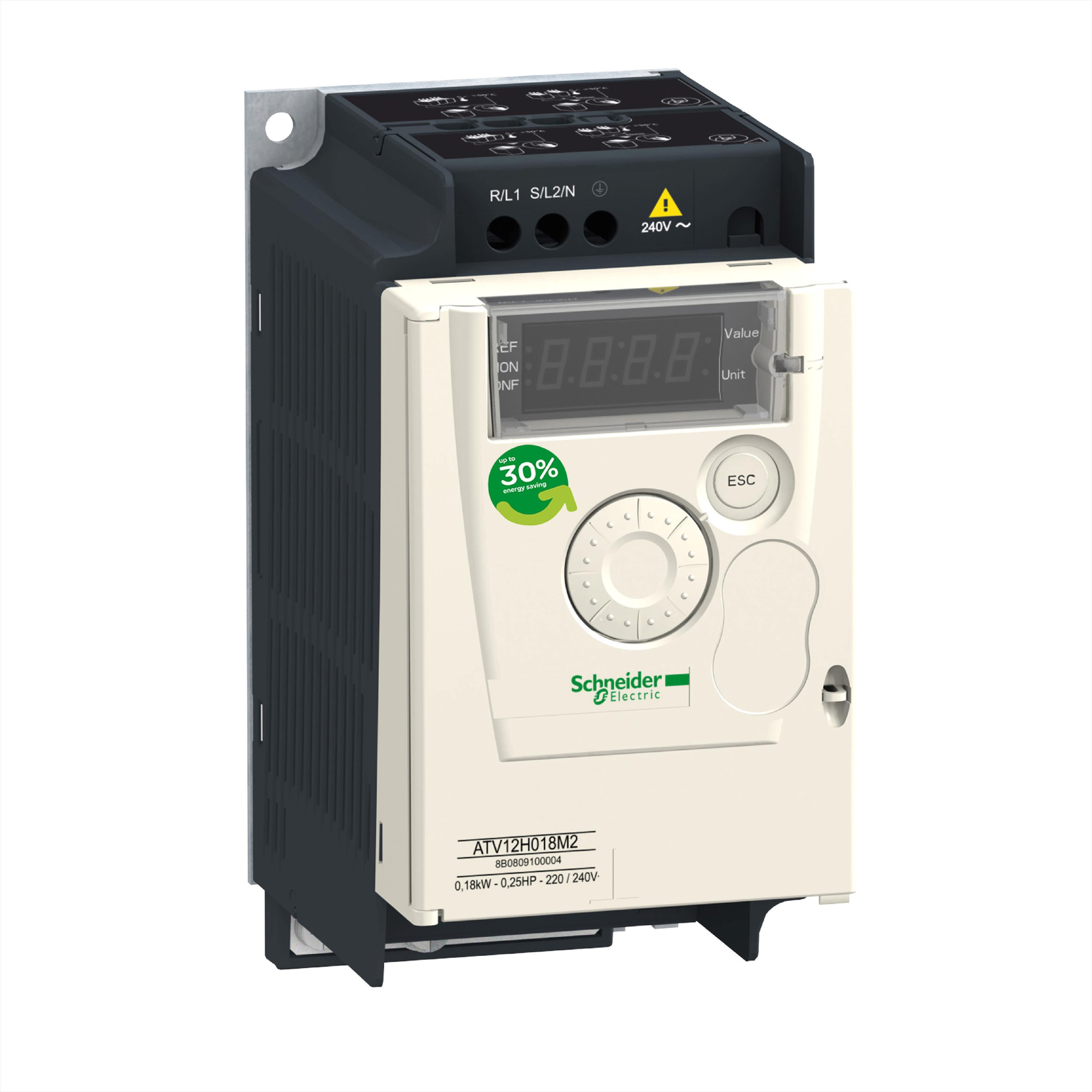 Variador 240V 3F 0.25HP 0.18kW ATV12H018M3 — Schneider Electric — Schneider Electric