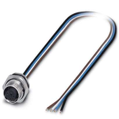 Conector Hbra Panel/emb 4P M12 C/CABL/0, 1419632 — Phoenix Contact — Phoenix Contact