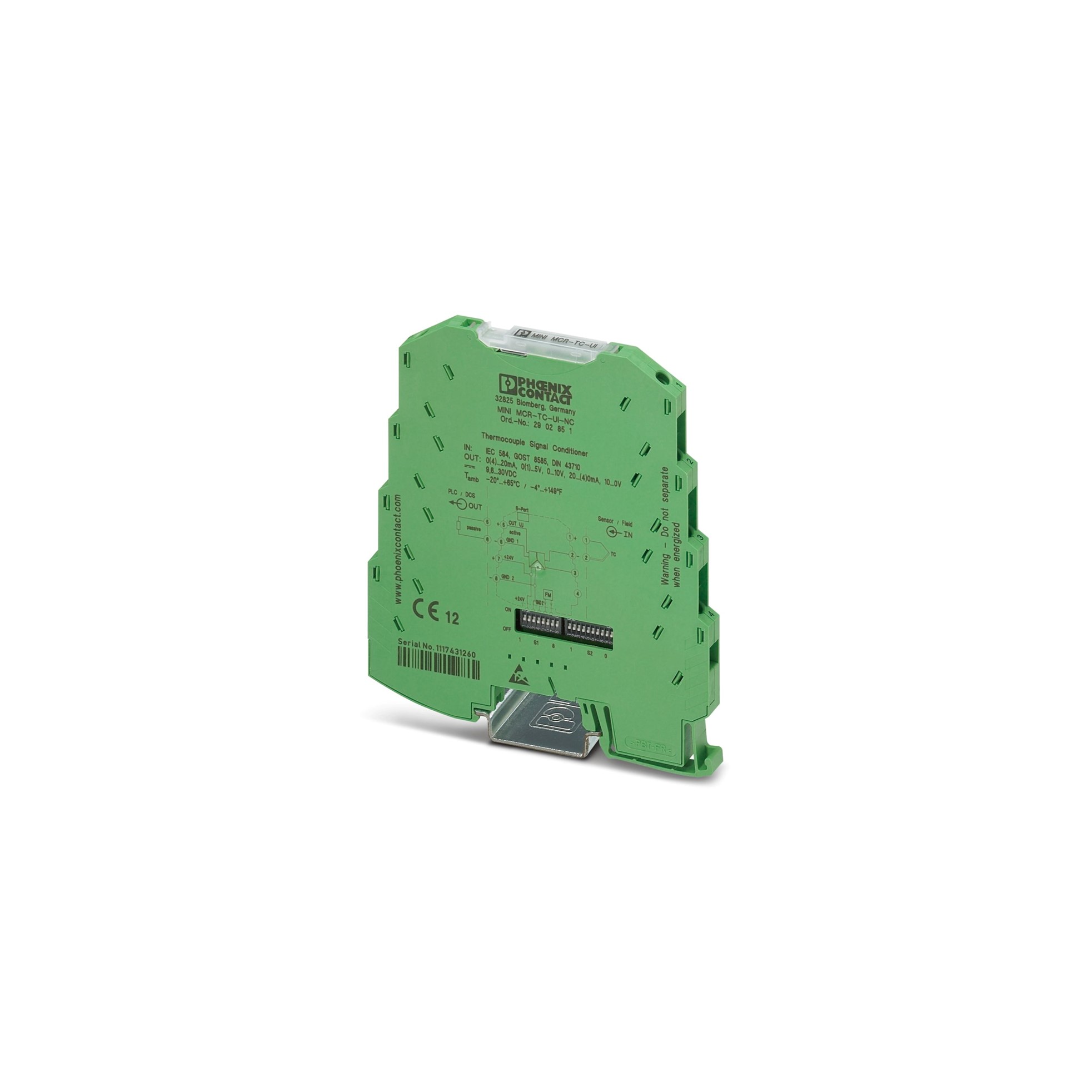 Convertidor de Medicion de Termopar - Mini Mcr-tc-ui-nc 2902851 — Phoenix Contact — Phoenix Contact